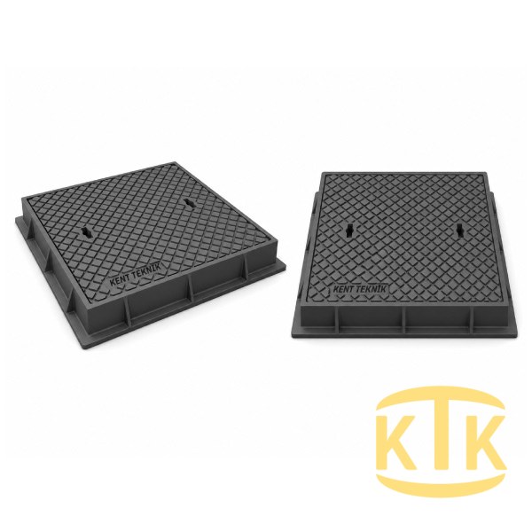 Döküm Yuvarlak Rögar Kapağı Takımı Ø600 mm (DKT.600-B7)