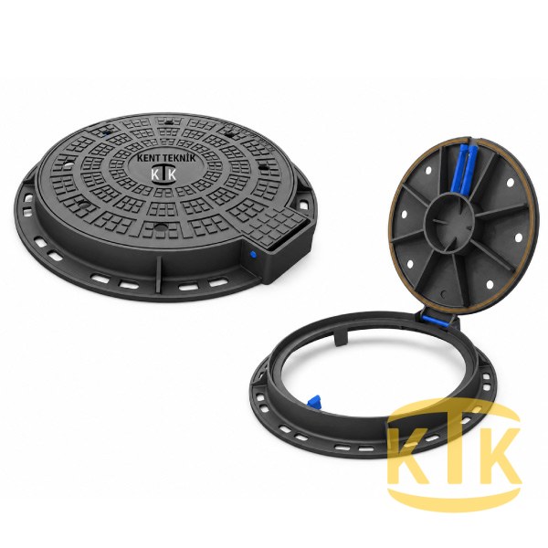 Döküm Rögar Kapağı Takımı Ø600 mm 100° (DKT.600-B2)