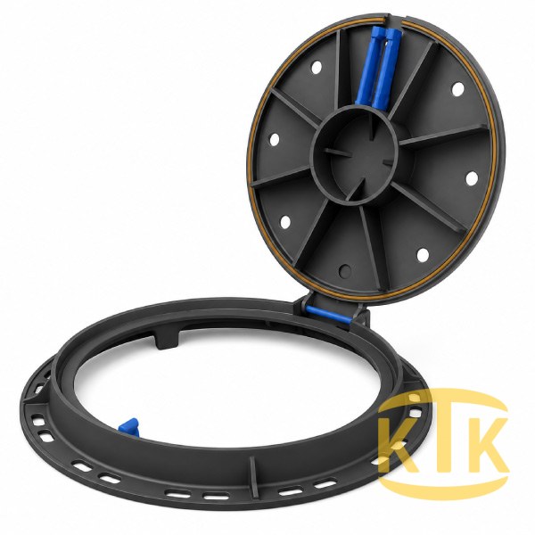 Döküm Rögar Kapağı Takımı Ø600 mm 100° (DKT.600-C2)