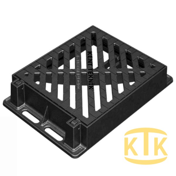 Döküm Yağmur Suyu Izgara Takımı 450x525 mm (DIT.5070-D)