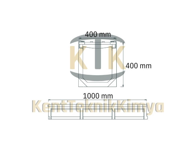 Kompozit Drenaj Kanalı 400x1000x400 mm - Kent Teknik Kimya