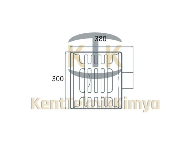 Kompozit Süzgeç 200x300x350 mm - Kent Teknik Kimya