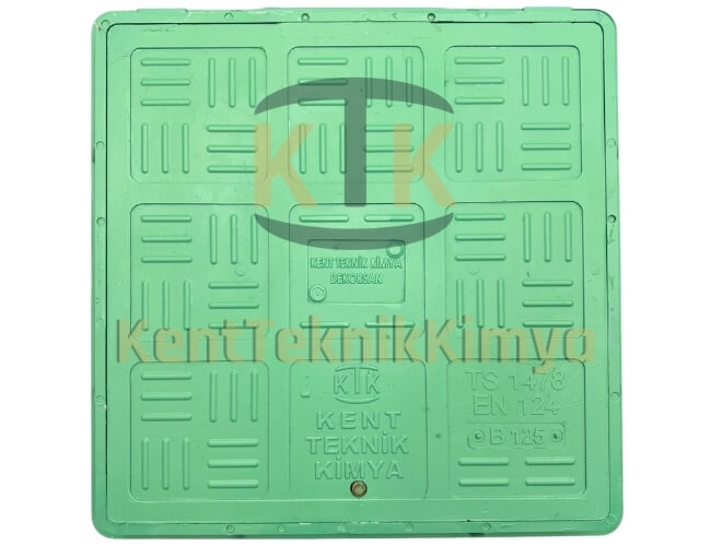 Kompozit Kare Rögar Kapağı Takımı 500x500 mm - Kent Teknik Kimya