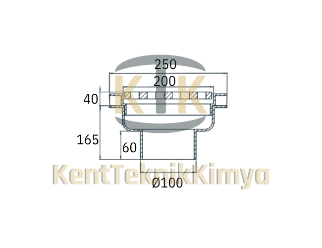 Kompozit Süzgeç 360x425 mm - Kent Teknik Kimya