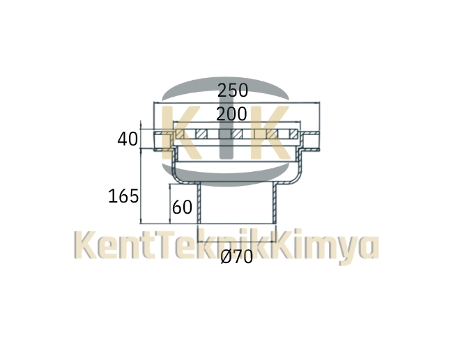 Kompozit Süzgeç 360x425 mm - Kent Teknik Kimya