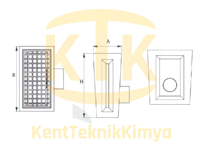 AK-DDK-3034-D400 Döküm Drenaj Kanalı 300x500x340 (D400) - Kent Teknik Kimya