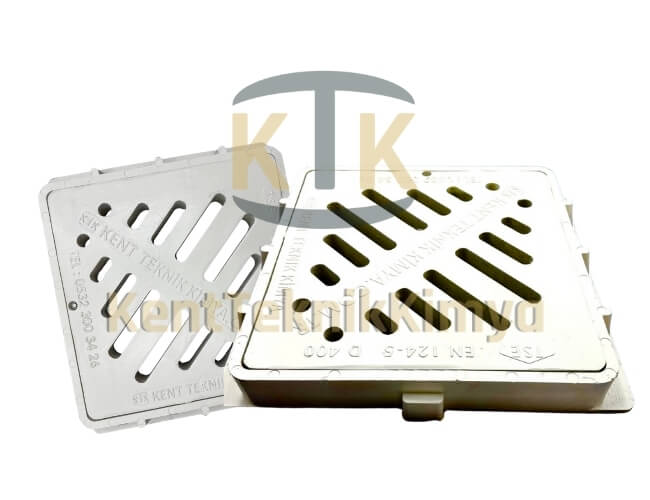 Kompozit Yağmur Suyu Izgara Takımı 500x500 mm - Kent Teknik Kimya