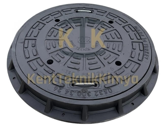 Kompozit Rögar Kapağı Takımı ø 600 mm D400 - Kent Teknik Kimya