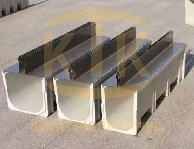 AK-FDK-1270-B125 Fuga Drenaj Kanalı 125x1000x70 (B125) - Kent Teknik Kimya