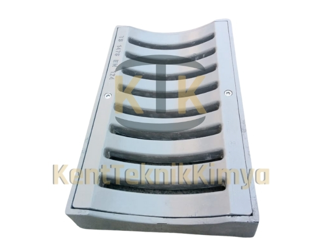 Kompozit Yağmur Suyu Izgara Takımı Oluklu 300x500 mm - Kent Teknik Kimya